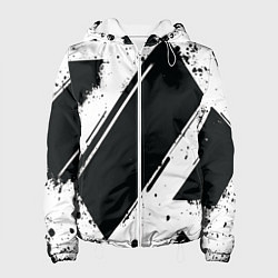 Женская куртка Color black white