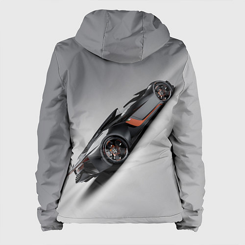 Женская куртка Lamborghini - racing car / 3D-Белый – фото 2