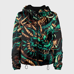 Женская куртка Японские драконы ирезуми