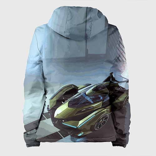 Женская куртка Lamborghini - motorsport extreme / 3D-Белый – фото 2