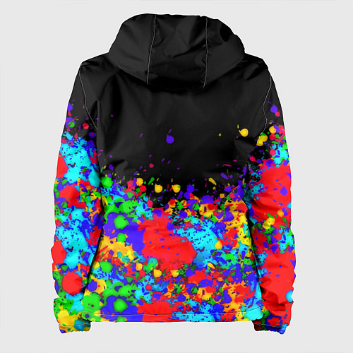 Женская куртка Payday2 неоновые краски / 3D-Белый – фото 2