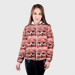 Куртка с капюшоном женская Игрушки зверушки, цвет: 3D-белый — фото 2