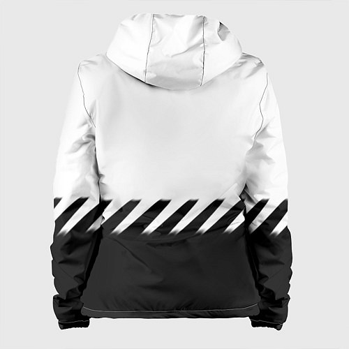 Женская куртка BMW geometry line black / 3D-Белый – фото 2