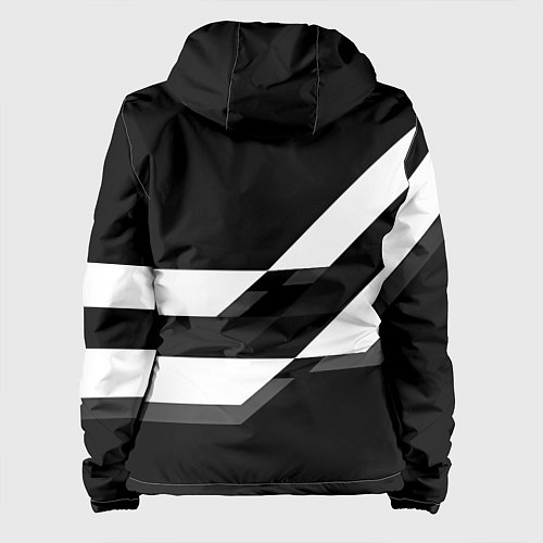 Женская куртка Nasa геометрия полосы / 3D-Белый – фото 2