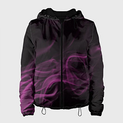 Куртка с капюшоном женская Color smoke pink, цвет: 3D-черный