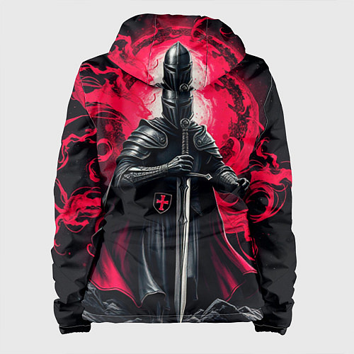 Женская куртка Рыцарь-крестоносец ордена красной звезды / 3D-Белый – фото 2