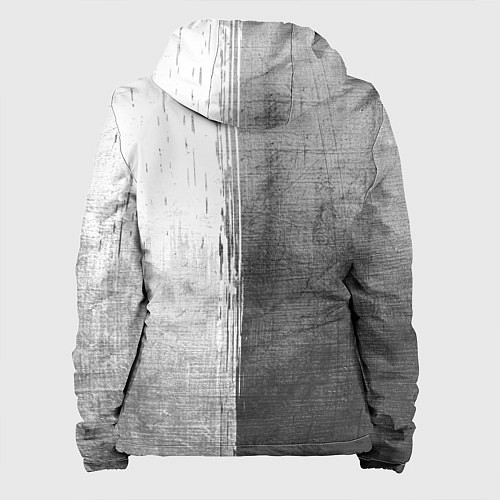 Женская куртка Garbage - grey gradient по-вертикали / 3D-Черный – фото 2