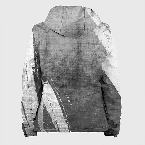 Женская куртка Paramore - grey gradient вертикально / 3D-Черный – фото 2