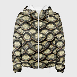 Женская куртка Объемный египетский паттерн