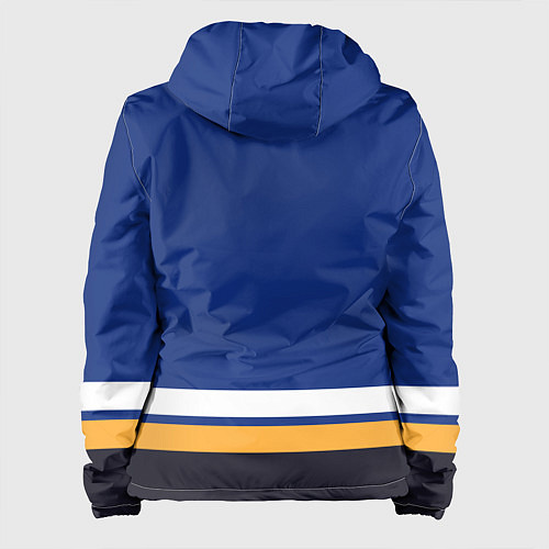 Женская куртка Сент Луис Блюз хоккей / 3D-Белый – фото 2