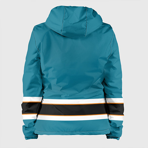 Женская куртка Сан Хосе Шаркс хоккей / 3D-Белый – фото 2