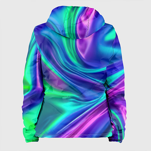 Женская куртка Neon waves / 3D-Белый – фото 2