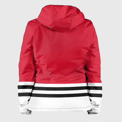 Женская куртка Чикаго Блэкхокс хоккей / 3D-Белый – фото 2