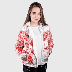 Куртка с капюшоном женская Detroit Red Wings NHL white, цвет: 3D-белый — фото 2