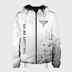 Куртка с капюшоном женская The Last Of Us - white gradient вертикально, цвет: 3D-черный