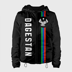 Куртка с капюшоном женская Республика - Дагестан, цвет: 3D-черный