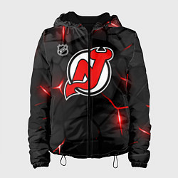 Женская куртка Нью Джерси Девилз - плиты с подсветкой