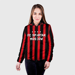 Куртка с капюшоном женская FC Spartak Moscow 1922, цвет: 3D-черный — фото 2