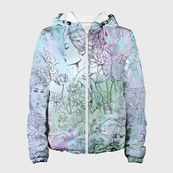 Женская куртка Скетч японские дорамы