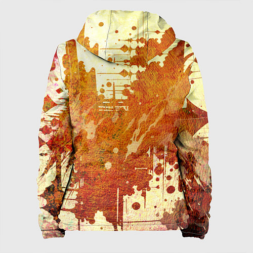 Женская куртка Абстракция - sunspot / 3D-Белый – фото 2