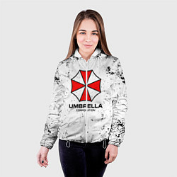 Куртка с капюшоном женская Umbrella - white dirt, цвет: 3D-белый — фото 2