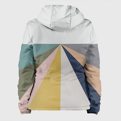 Женская куртка Черное солнце красная луна / 3D-Белый – фото 2