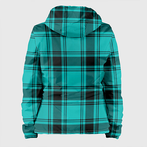 Женская куртка Checkered blue / 3D-Белый – фото 2