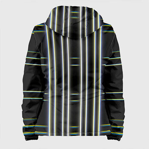 Женская куртка Neon yellow blue white / 3D-Белый – фото 2