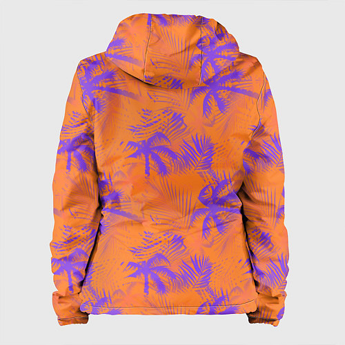 Женская куртка Palm orange / 3D-Белый – фото 2