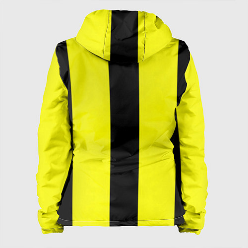 Женская куртка Color yellow black line / 3D-Белый – фото 2