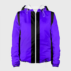 Женская куртка Color purple black stripes