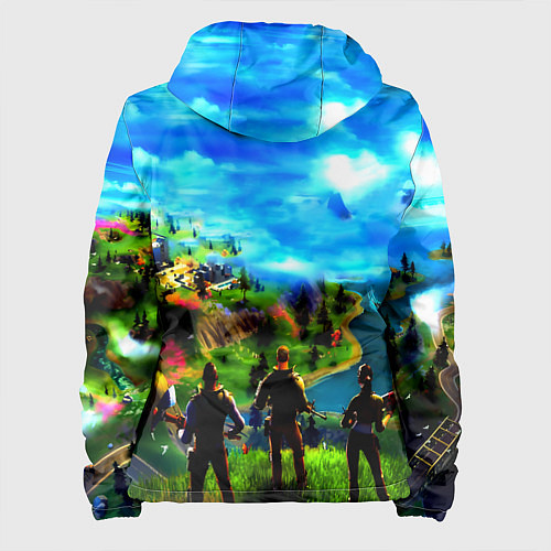 Женская куртка Fortnite x doom logo / 3D-Белый – фото 2