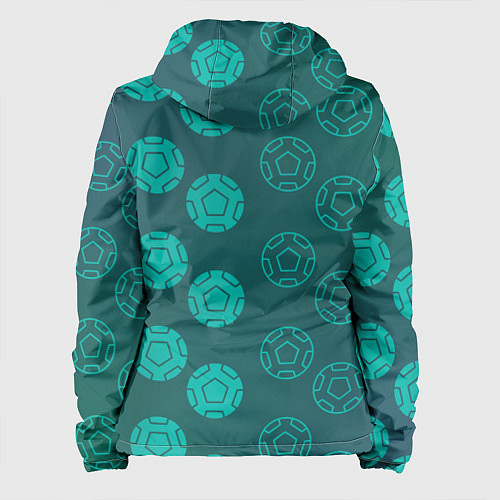 Женская куртка Спортивные мячи / 3D-Белый – фото 2