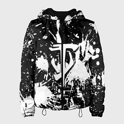 Женская куртка Doom белые краски