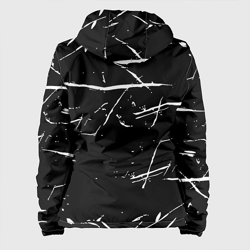 Женская куртка Doom logo штрихи / 3D-Белый – фото 2