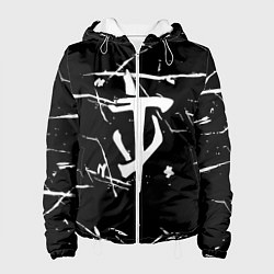 Женская куртка Doom logo штрихи