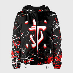 Женская куртка Doom краски штрихи