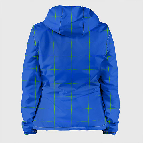 Женская куртка Color blue stripes / 3D-Белый – фото 2