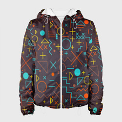 Женская куртка Different shapes of geometry