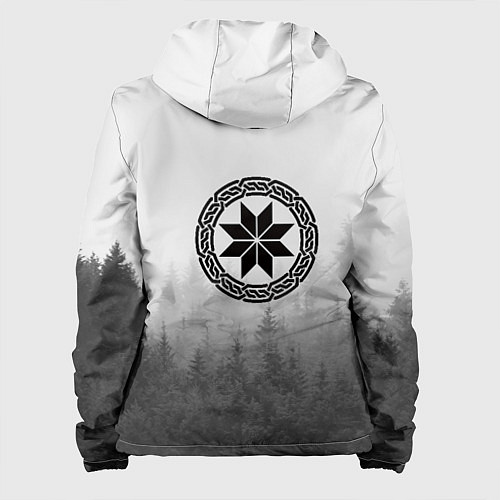 Женская куртка Лес - это мой храм / 3D-Белый – фото 2