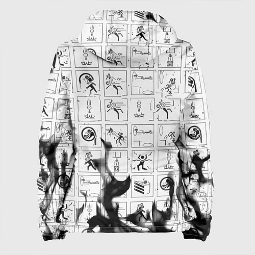 Женская куртка Doom x portal fire / 3D-Белый – фото 2