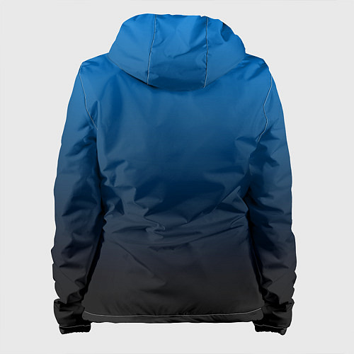 Женская куртка Blue gradient / 3D-Белый – фото 2