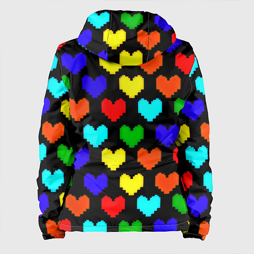 Женская куртка Doom love pixel pattern / 3D-Белый – фото 2