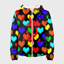 Женская куртка Doom love pixel pattern