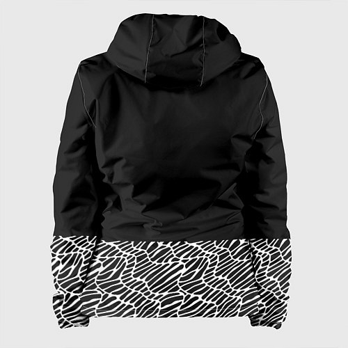 Женская куртка Doom геометрия линии / 3D-Белый – фото 2