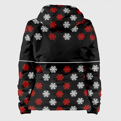 Женская куртка Doom winter pattern steel / 3D-Белый – фото 2