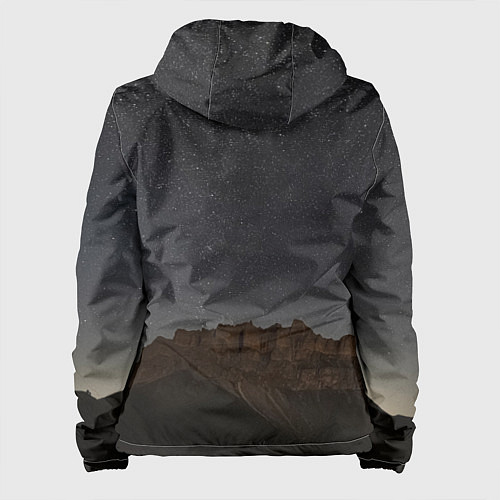 Женская куртка Массив Метеген под звездами / 3D-Белый – фото 2