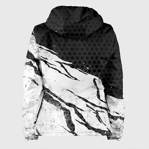 Женская куртка Федерация бокса России - белый затертый / 3D-Белый – фото 2