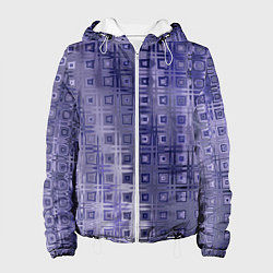 Женская куртка Геометрический градиент фиолетовый