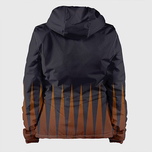 Женская куртка Костер ночной осенний / 3D-Черный – фото 2